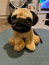 Pug on Lead by Signature