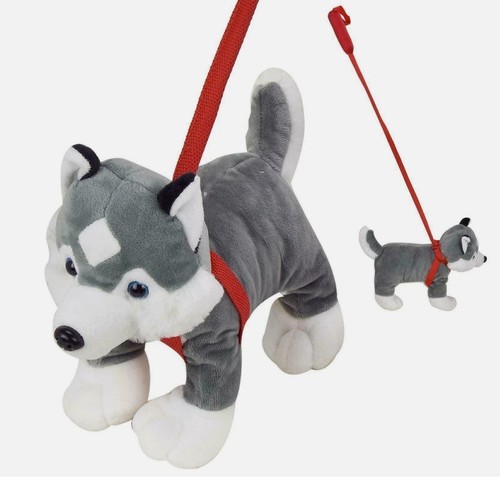 Husky dog lead cute plush - husky,