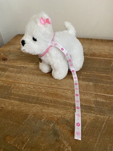 White westie dog soft toy - white,